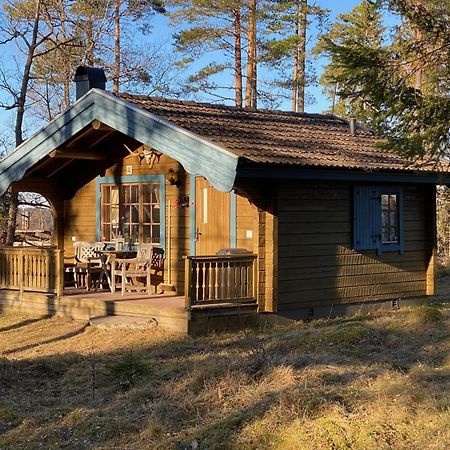 Timrad Stuga I Kanten Av Skogen Med Spa Moejlighet Mullsjo Exterior photo
